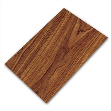 Dekorativní stěna ze dřeva, hotelový dům, nerezový kompozitní panel